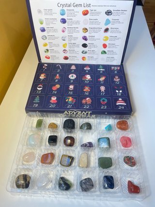 Calendario de Adviento de Cristales minerales
