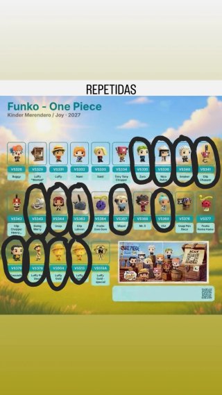 Figuras Kinder Joy One Piece