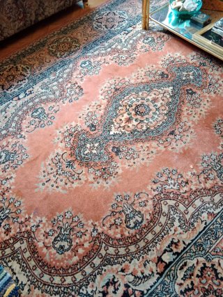 Alfombra Clásica Rosa 3.20x2m