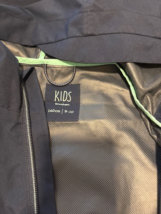 Chubasquero Azul El Corte Inglés Talla 9-10 años
