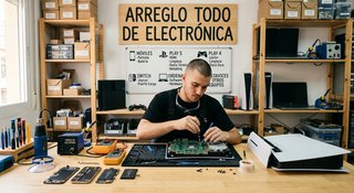 Reparación Electrónica: PS5/4_PC_Móviles_Mandos...