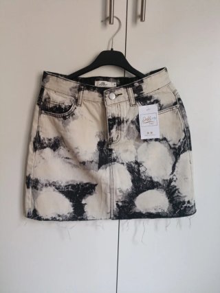 Falda Vaquera Estampada Talla S