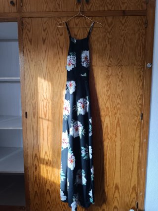 Vestido Largo Estampado Floral