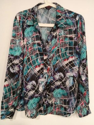 Camisa Estampada Multicolor