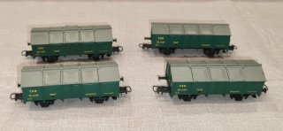 Set de 4 Vagones de Mercancías CSD