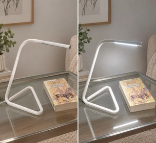 Lámpara de escritorio IKEA blanca