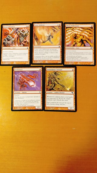 Lotto 5 carte Magic: The Gathering