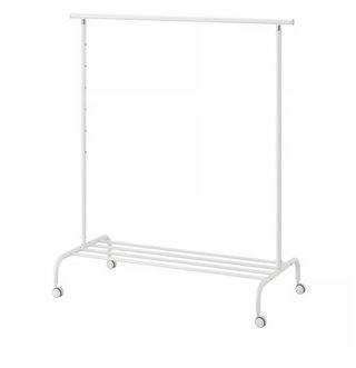 Burro de ropa IKEA blanco