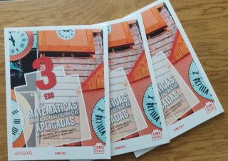 Matemáticas orientadas enseñanzas aplicadas ESO 3