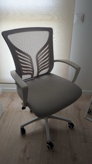 Silla de Oficina Yaheetech Gris