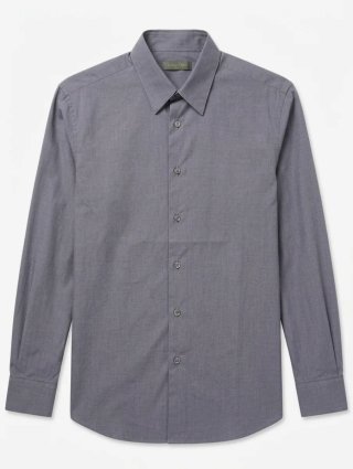Camisa Manga Larga Calvin Klein Gris