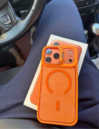 iPhone con funda protectora