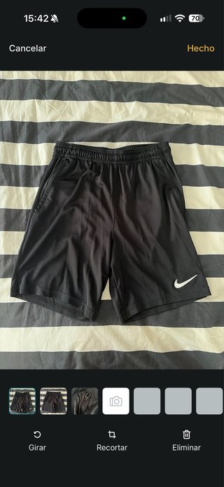 Pantalón corto deportivo Nike negro