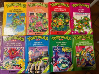 Coleccion libros tortugas ninja