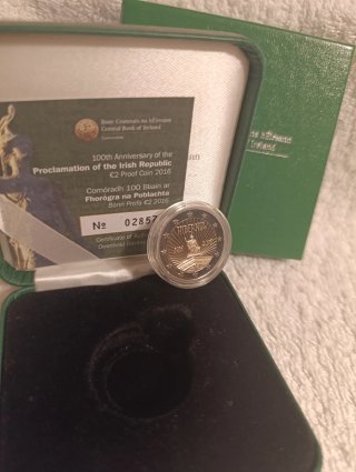 Moneda 2 Euros Proof Irlanda 2016 Hibernia