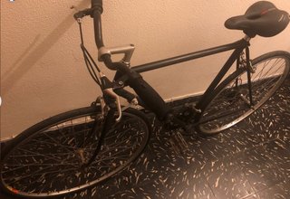Bicicleta de Carretera Negra