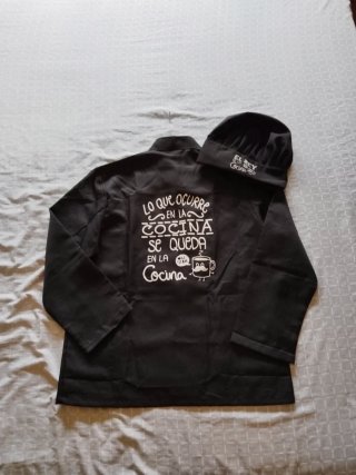 Conjunto de Cocinero Negro