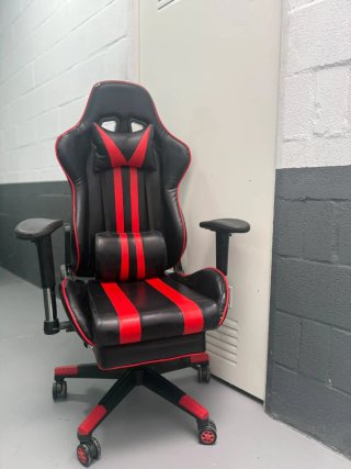 Silla Gamer Negra y Roja