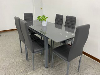 OFERTA! Mesa extensible nueva con 6 sillas
