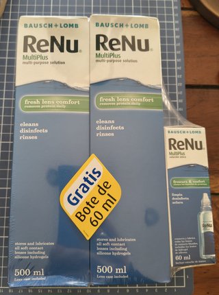 Solución para lentillas ReNu Bausch + Lomb
