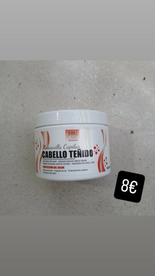 Mascarilla Capilar Cabello Teñido Bubble Care