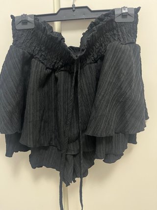 Falda pantalón negra talla L