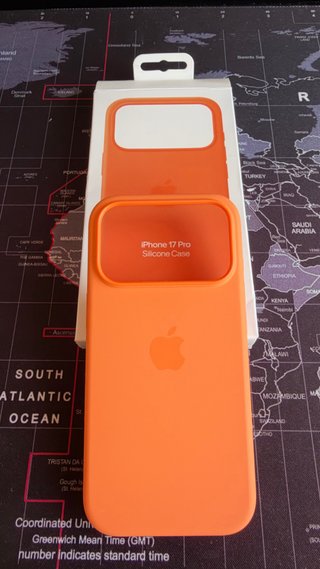 Funda Silicona Apple iPhone 17/18 Pro Naranja