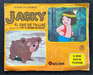 Álbum de cromos Jacky El Oso de Tallac