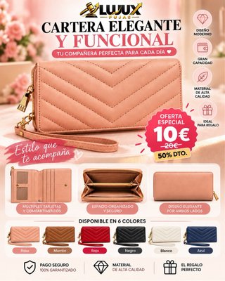 Cartera de mano 10€