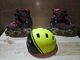 Patines en Línea con Casco