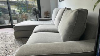 Sofá KIVIK 3 plazas IKEA gris