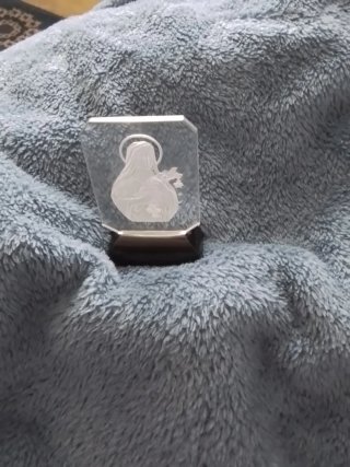 Figura Sagrado Corazón en Cristal