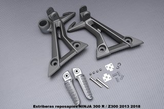 Estriberas reposapiés NINJA 300 R / Z300 2013 2018
