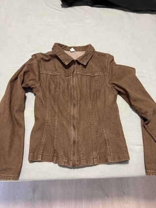 Chaqueta vaquera marrón