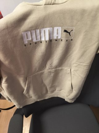 Sudadera Puma Beige
