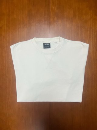Camiseta Oversize beige Pull&Bear