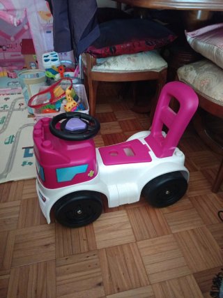 Correpasillos Infantil Rosa y Blanco