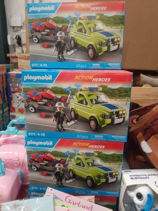 Set Playmobil Action Heroes 6111