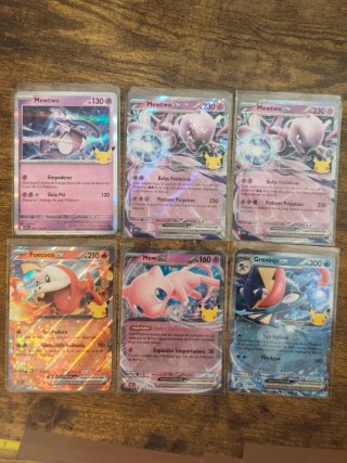 Lote 6 Cartas Pokémon 25 Aniversario o por separad