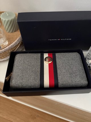 Monedero Tommy Hilfiger Gris