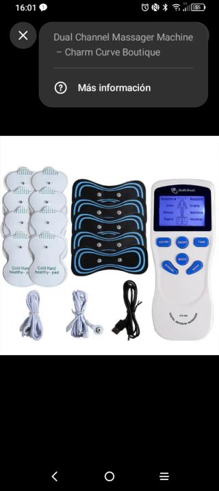 Aparato de electroestimulación Health Herald
