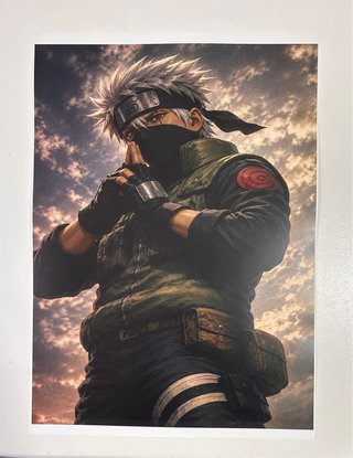 Poster serie Naruto - Kakashi Hatake. A3. Nuevo