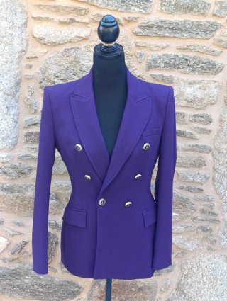 Americana Blazer Morada Zara