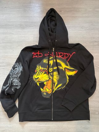 Sudadera Ed Hardy Negra Talla XL