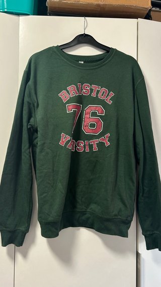 Sudadera Verde Bristol Varsity