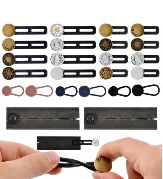 Set de Extensores de Botón Elásticos
