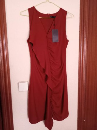 VESTIDO MARRON MUJER SFERA