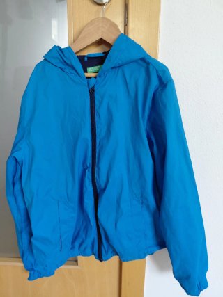Chaqueta Impermeable Benetton Azul