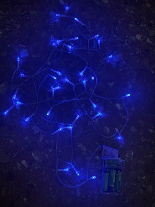 Luces de Navidad Azules