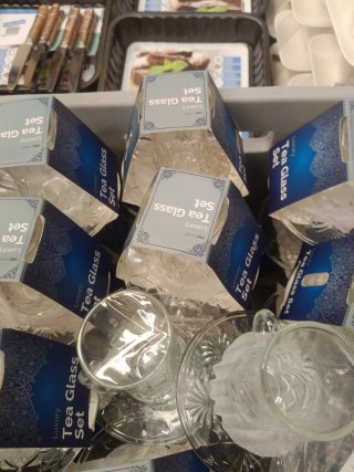 6 Set de Vasos para Té